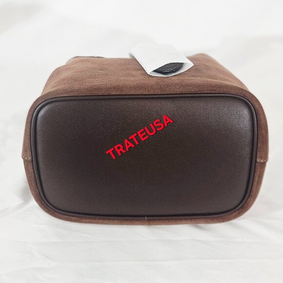 NWT Coach Rowan Bucket Bag Suede Vintage Brown CCC78 Authentic Packed - Picture 6 of 16